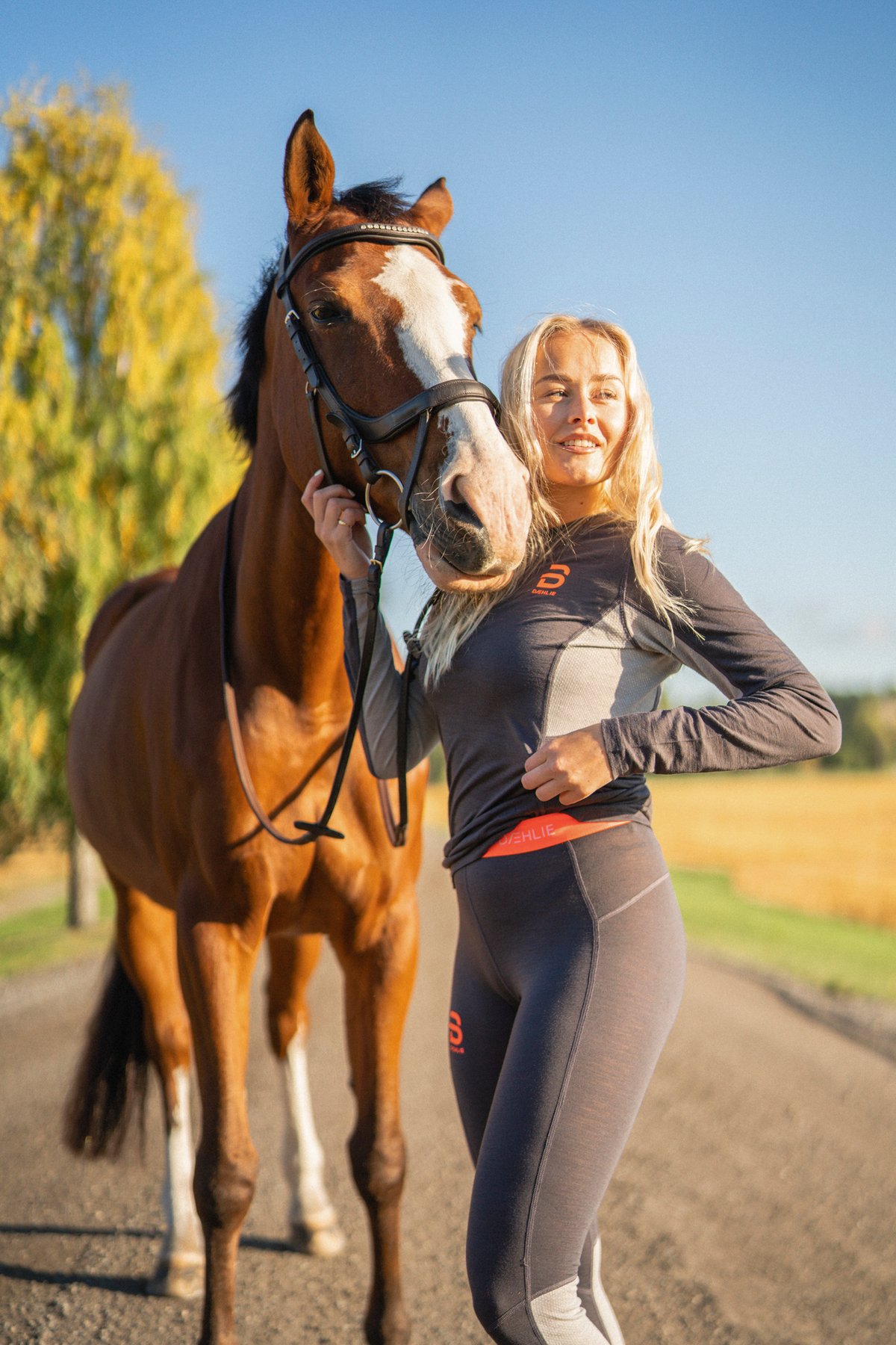 Dæhlie Training Wool Long Sleeve Nine Iron