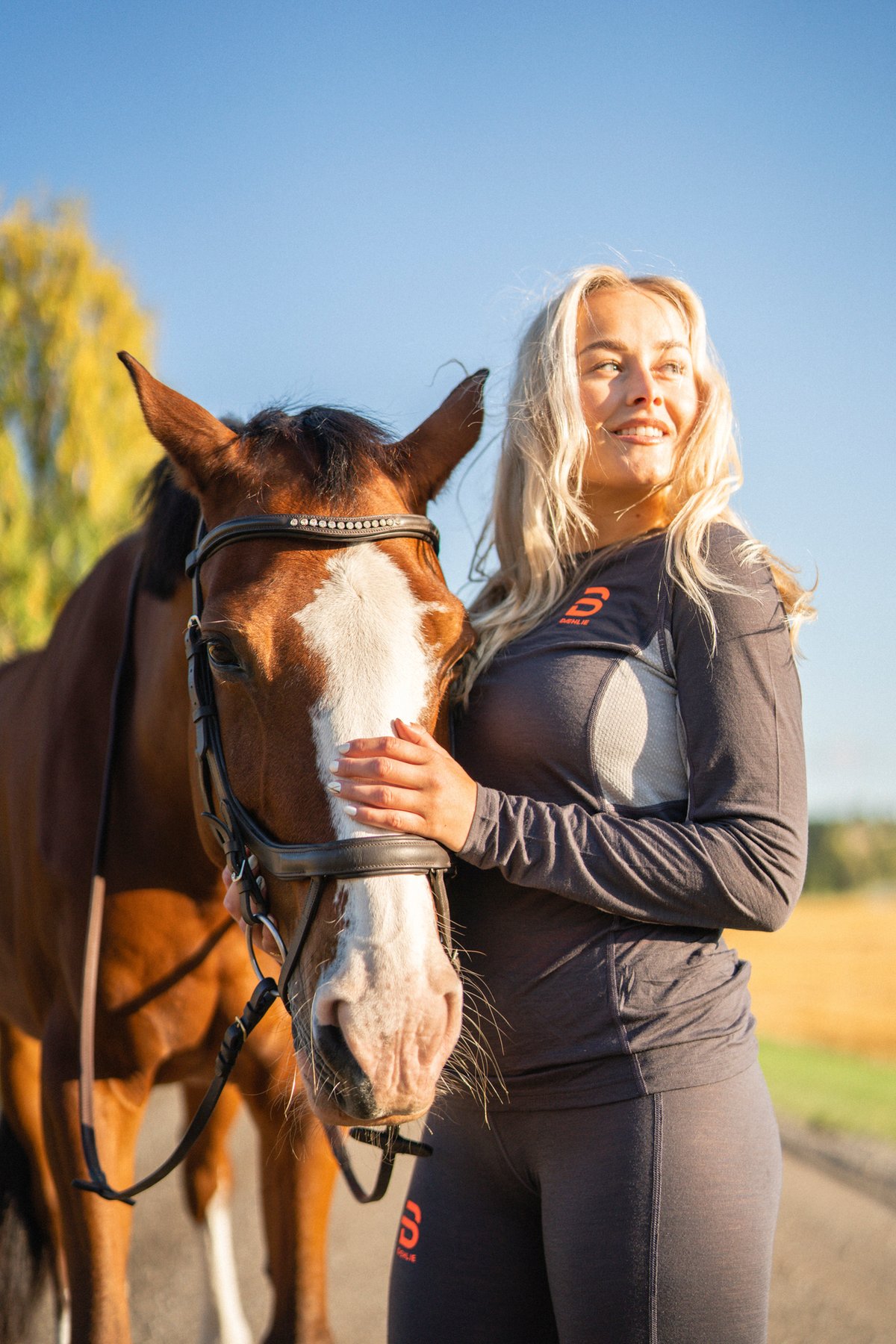 Dæhlie Training Wool Long Sleeve Nine Iron