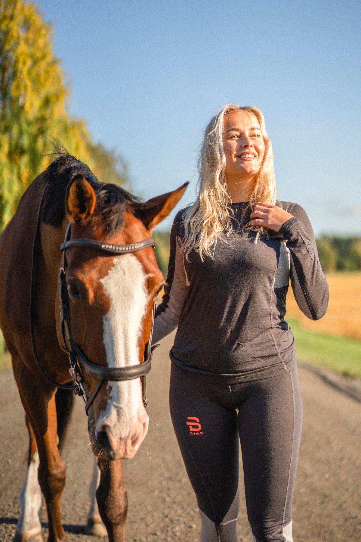 Dæhlie Training Wool Long Sleeve Nine Iron