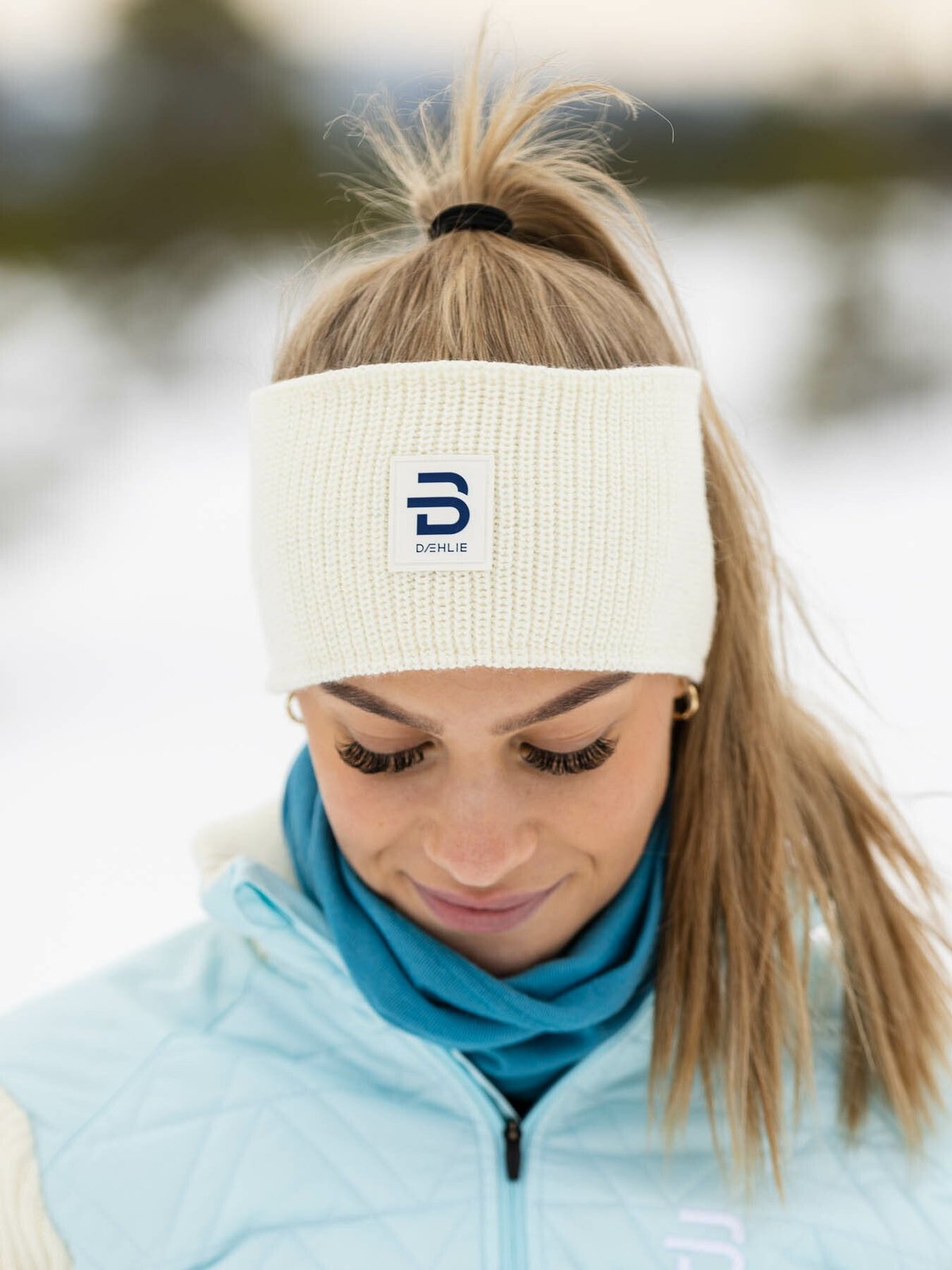 Dæhlie Headband Retro Snow white