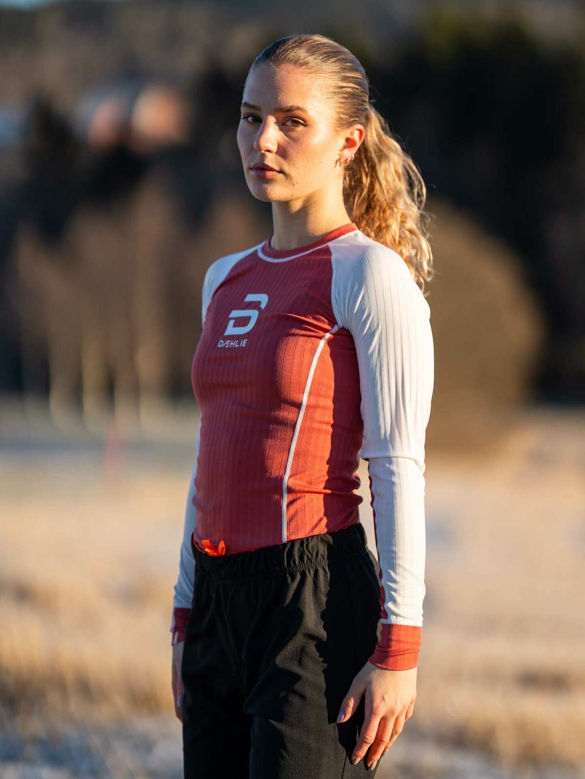 Dæhlie Endurance Tech Long Sleeve Dusty Red
