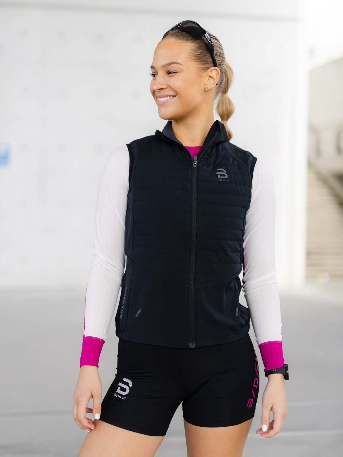 Dæhlie Vest Run Woman Black