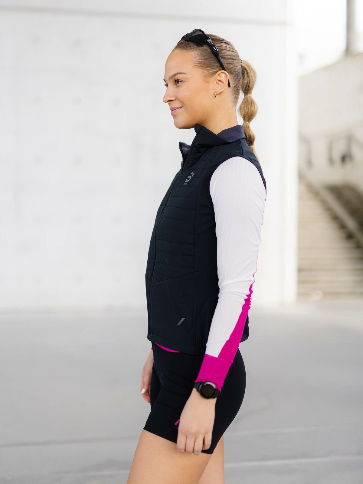 Dæhlie Vest Run Woman Black