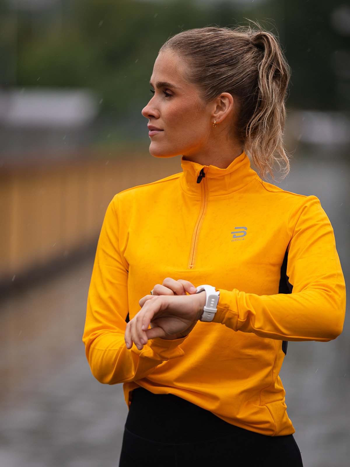 Dæhlie Long Sleeve Run wmn Gul - Get Inspired Exclusive Collection