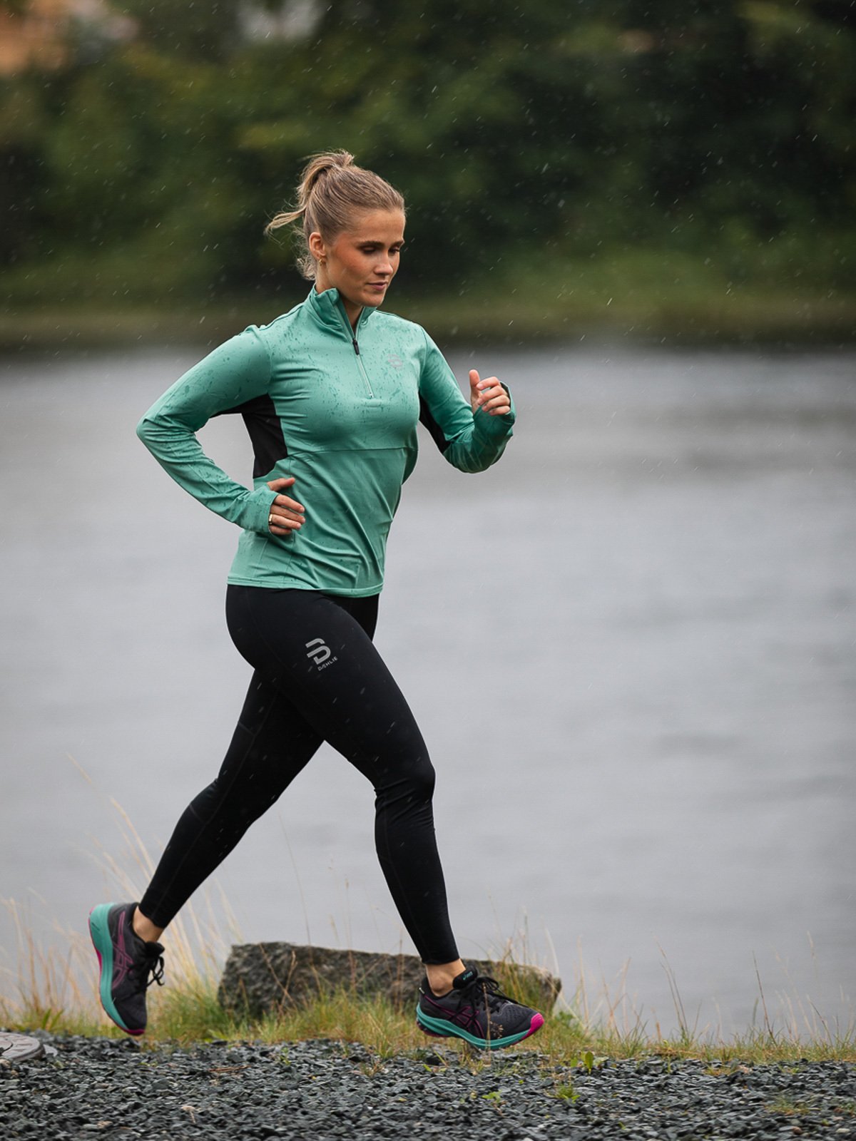 Dæhlie Long Sleeve Run wmn Grønn - Get Inspired Exclusive Collection