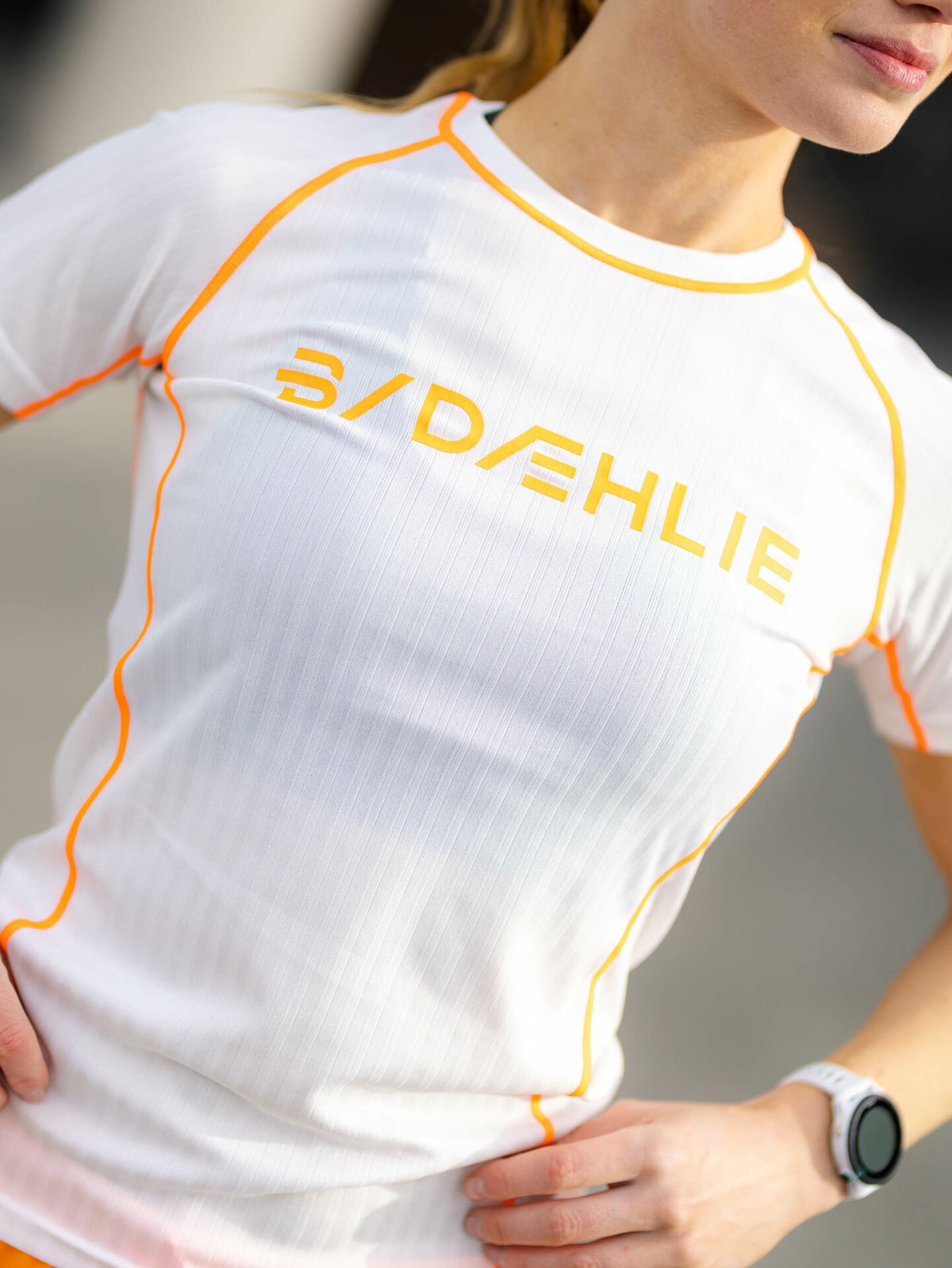 Dæhlie Endurance Tech T-Shirt Wmn Oransje