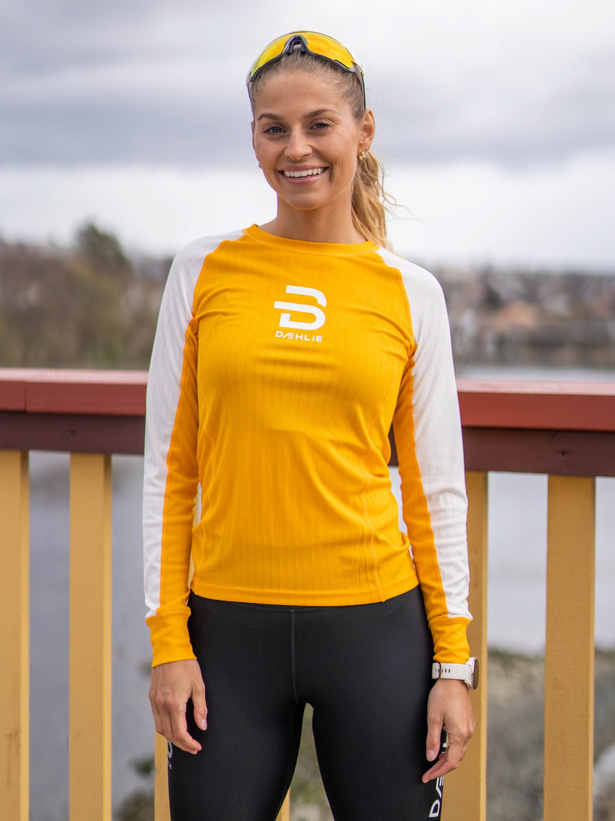 Dæhlie Long Sleeve Stamina Women Radiant Yellow