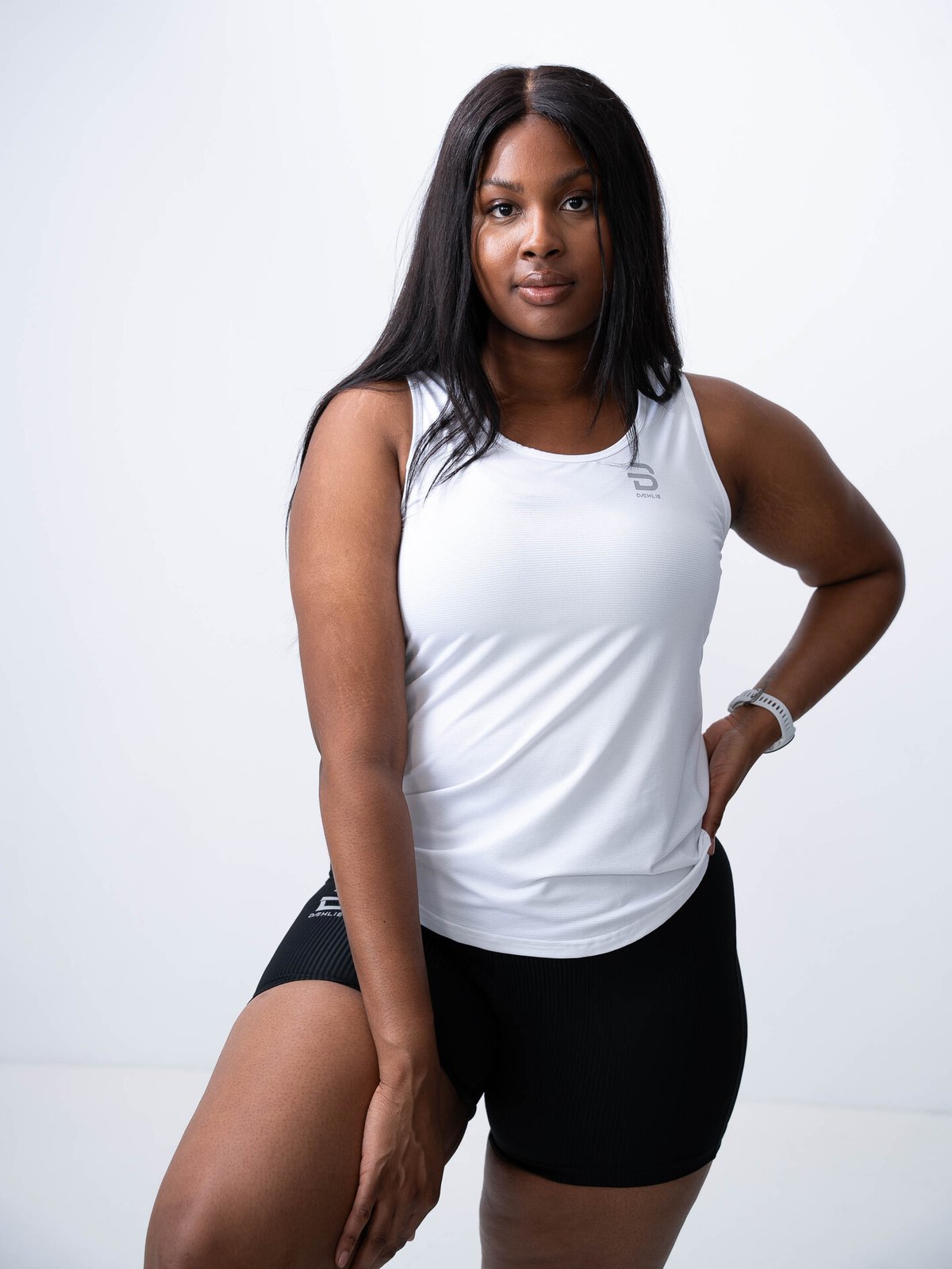 Dæhlie Singlet Attempt White