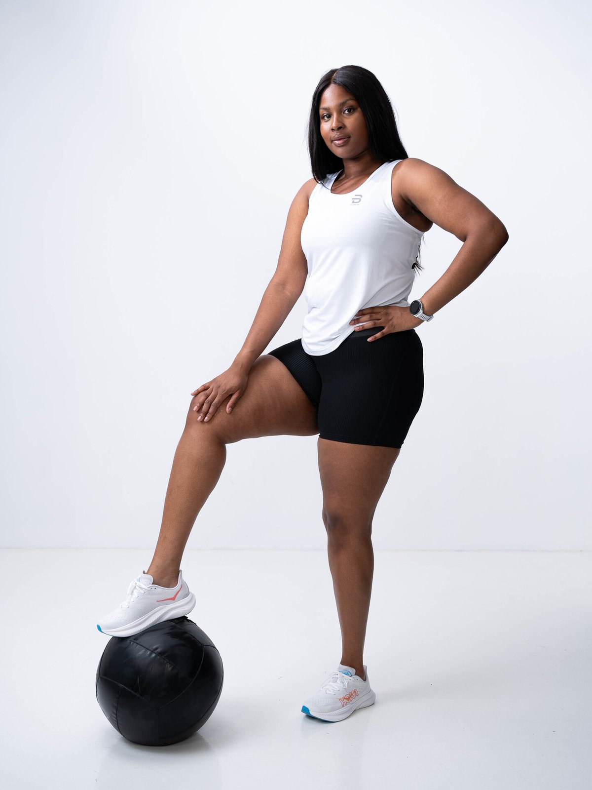 Dæhlie Singlet Attempt White