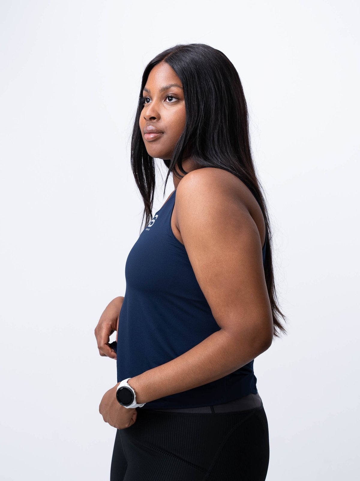 Dæhlie Singlet Attempt Navy Blue