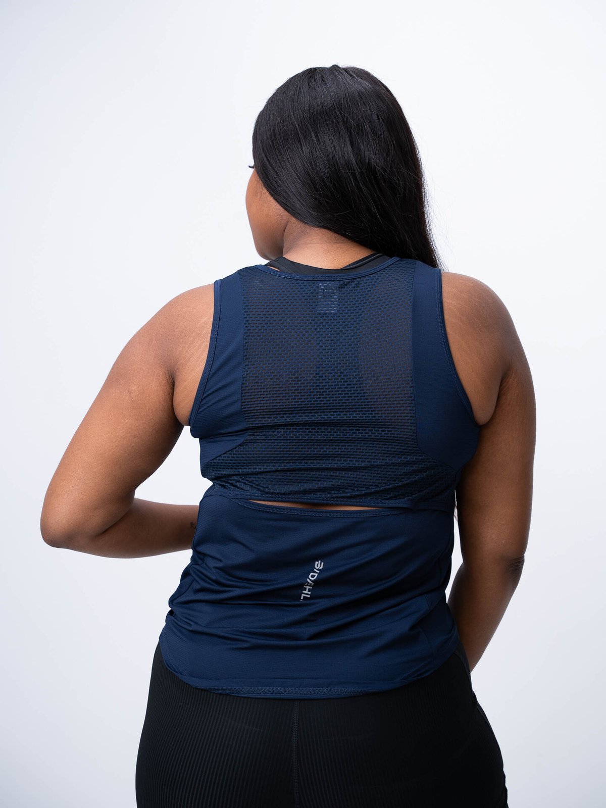 Dæhlie Singlet Attempt Navy Blue