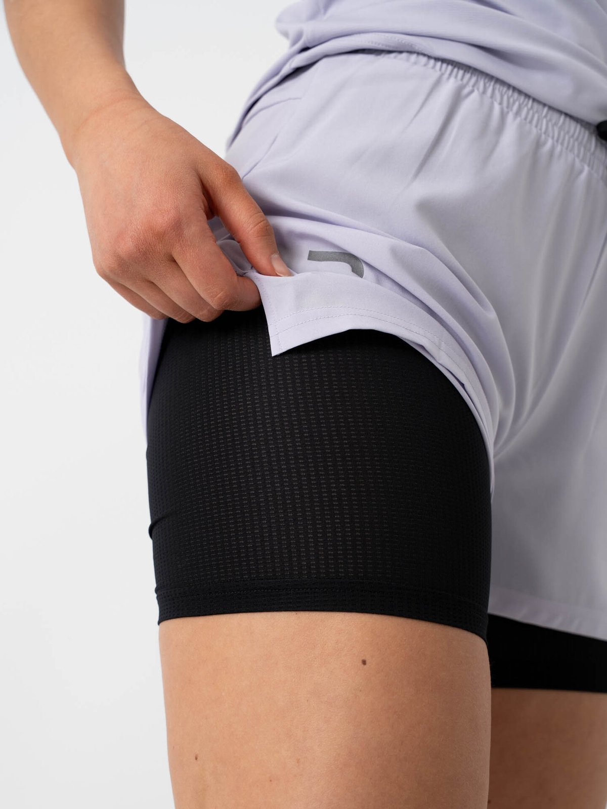 Dæhlie Shorts Run 2in1 Galactic Lilac