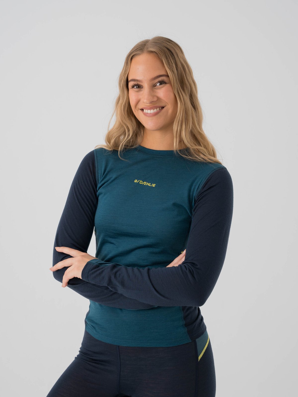 Dæhlie Performance Wool Long Sleeve Teal