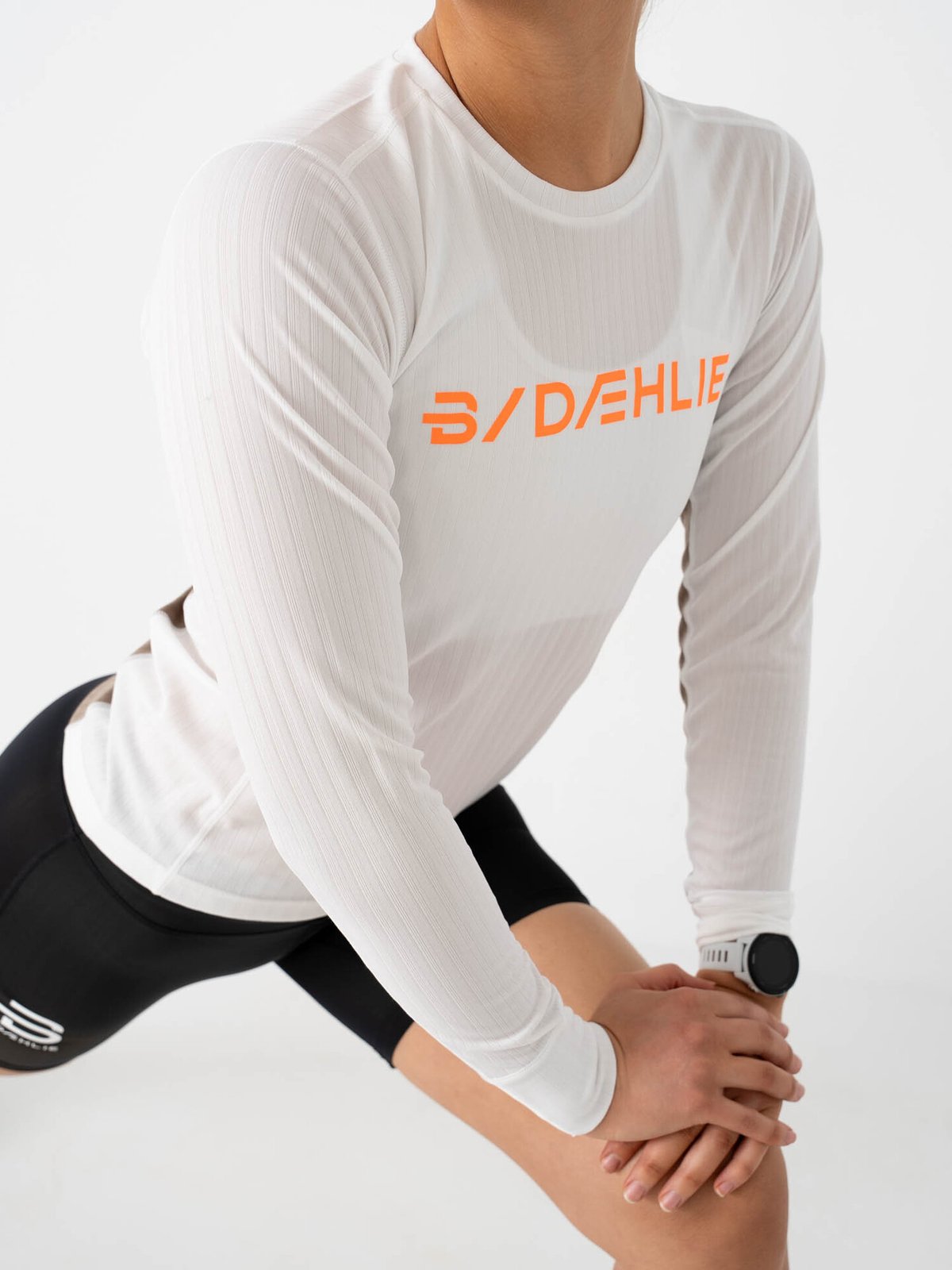 Dæhlie Training Tech Long Sleeve Snow White