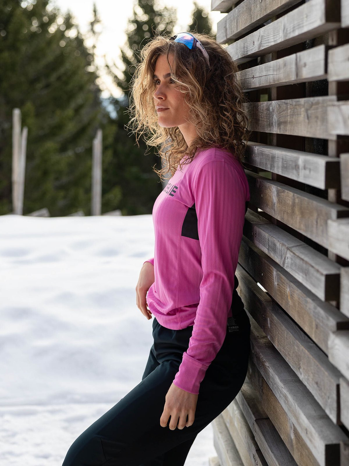 Dæhlie Training Tech Long Sleeve Super pink