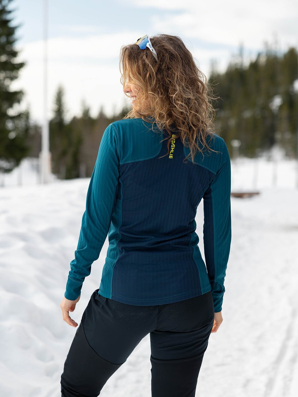 Dæhlie Training Tech Long Sleeve Teal
