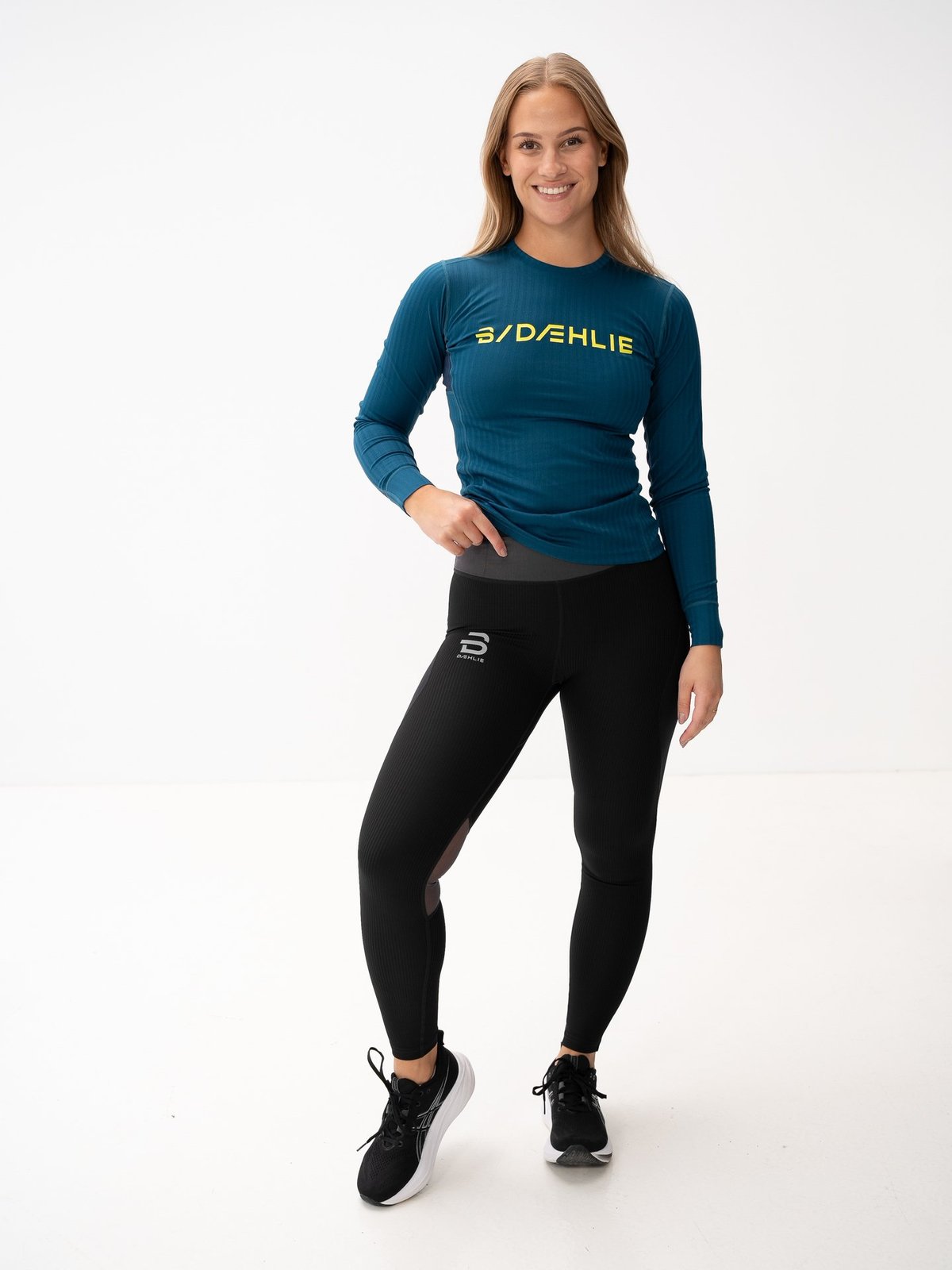 Dæhlie Training Tech Long Sleeve Teal