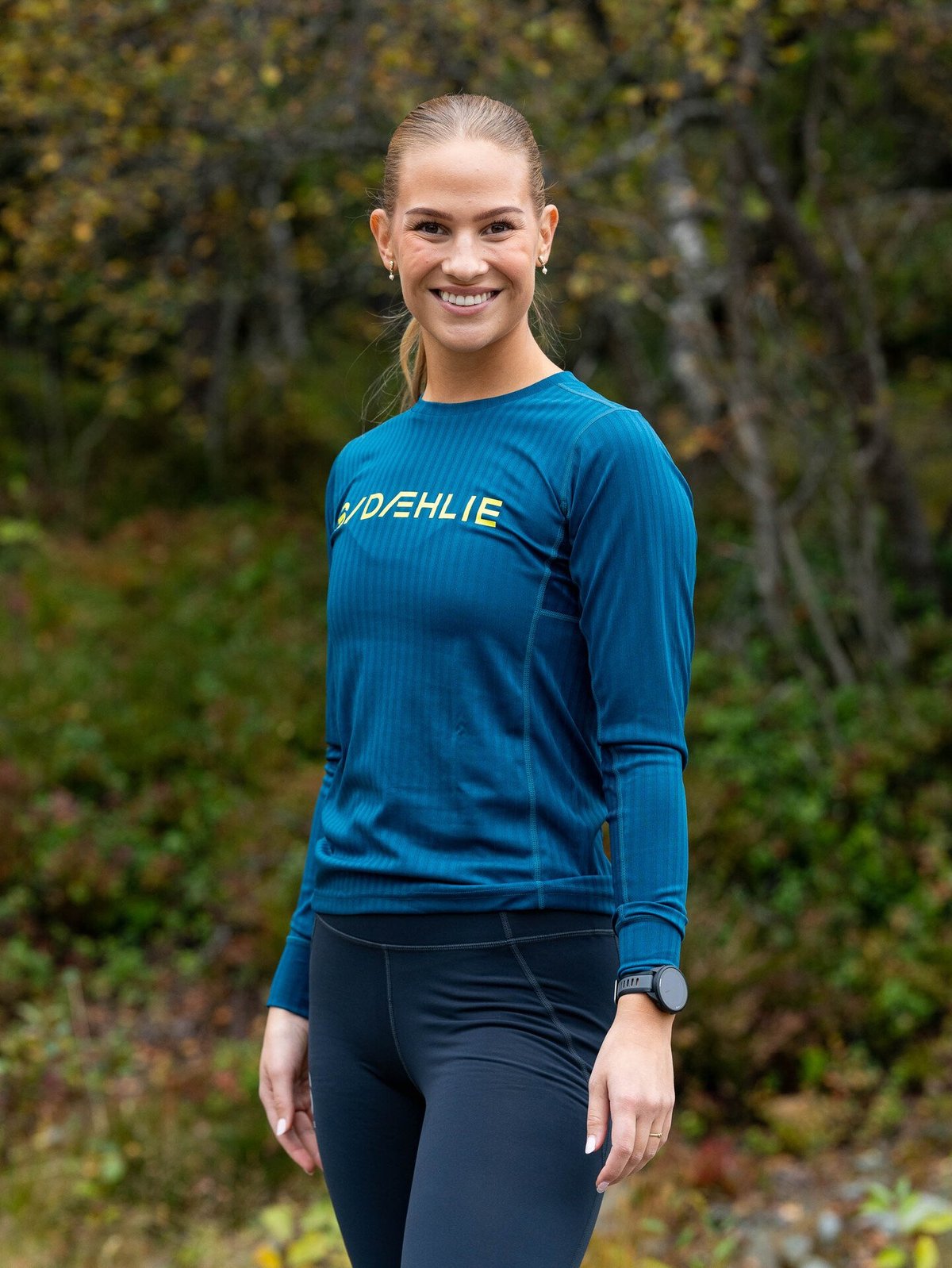 Dæhlie Training Tech Long Sleeve Teal
