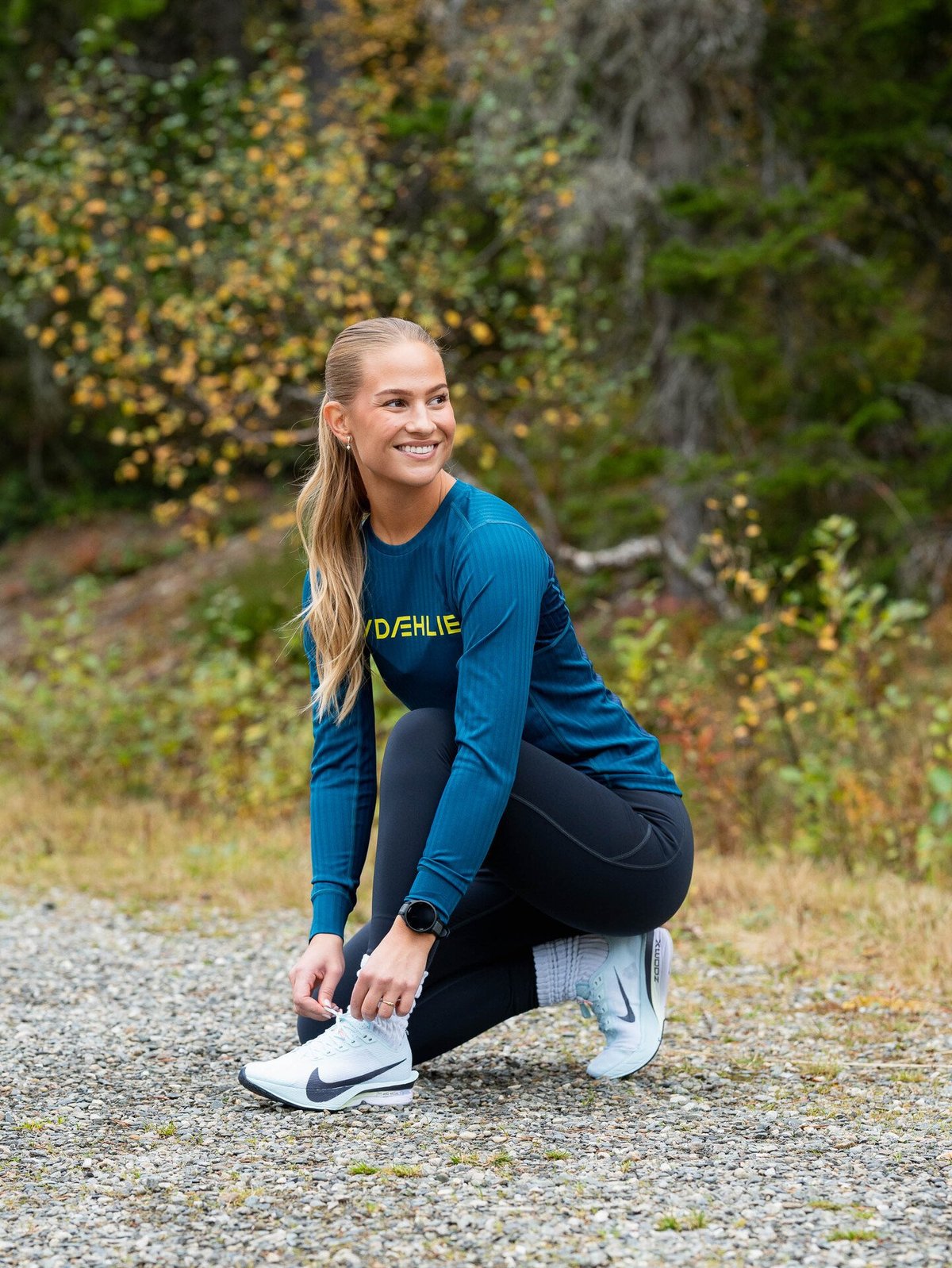 Dæhlie Training Tech Long Sleeve Teal