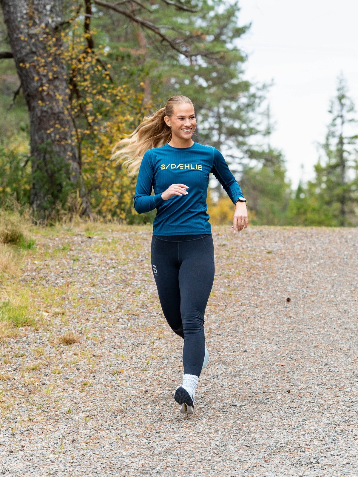 Dæhlie Training Tech Long Sleeve Teal