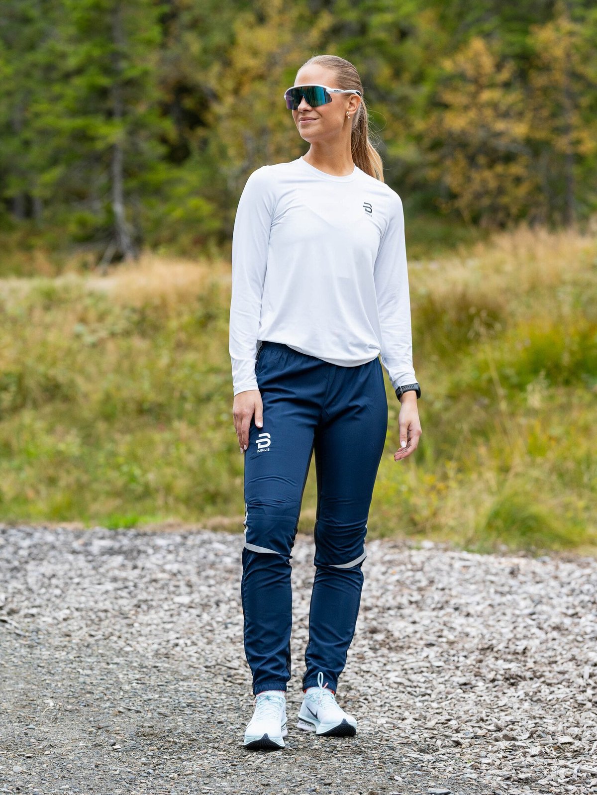 Dæhlie Long Sleeve Motion Brilliant White