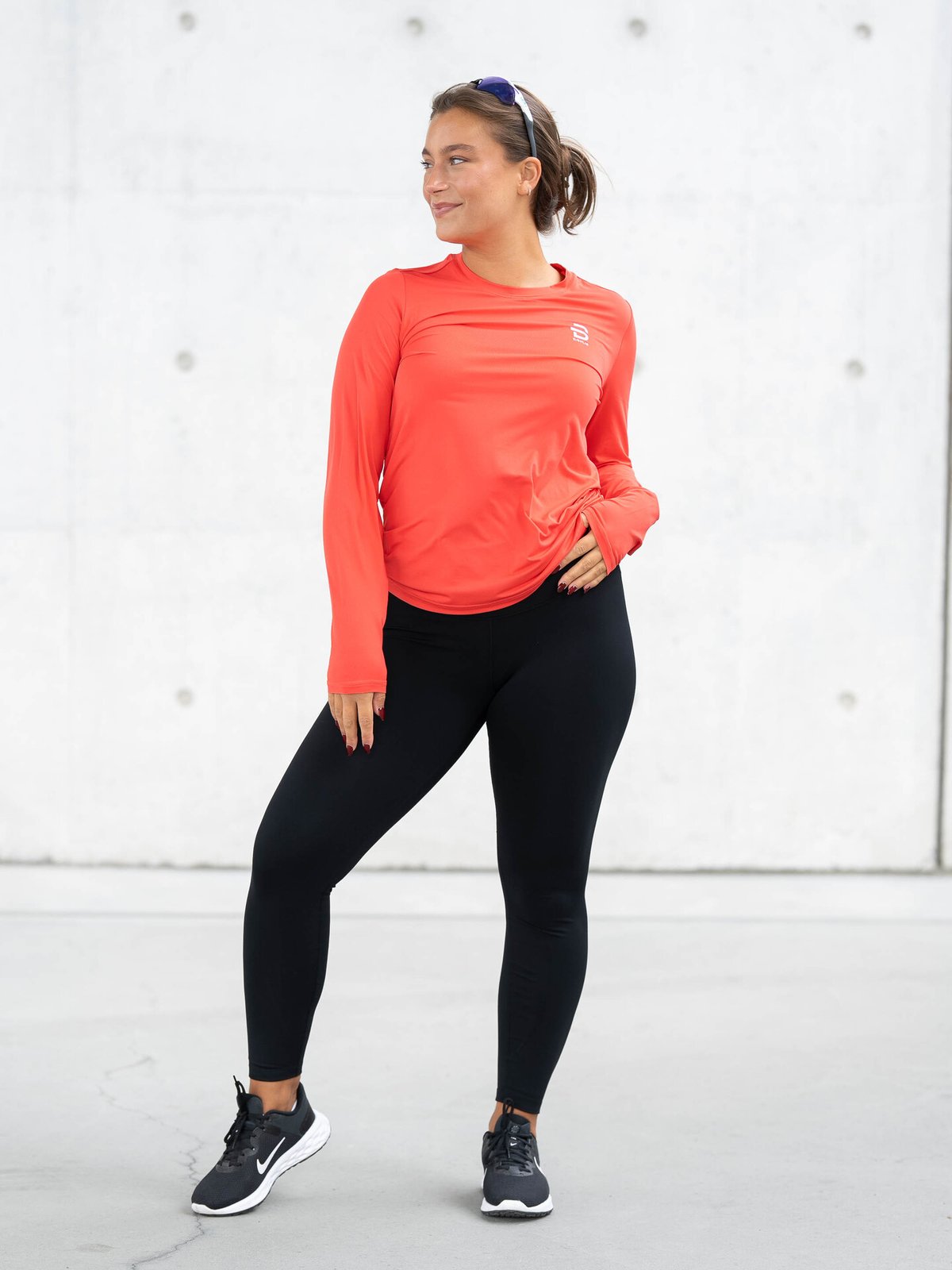 Dæhlie Long Sleeve Motion Raidiant red