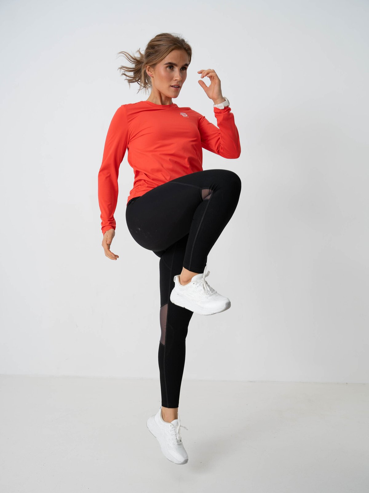Dæhlie Long Sleeve Motion Raidiant red