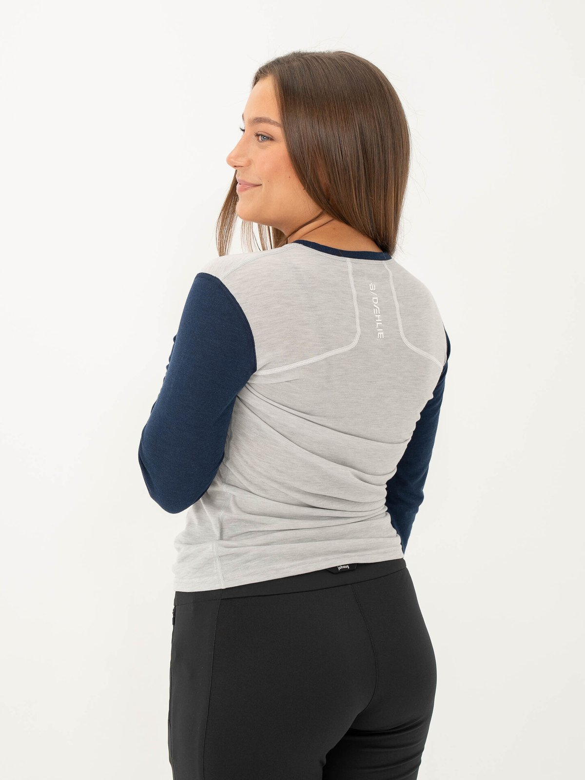 Dæhlie Activate Wool Mix Long Sleeve Quiet Grey