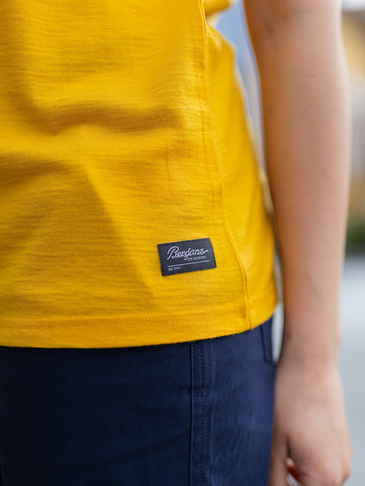 Bergans Urban Wool Tee Golden Yellow