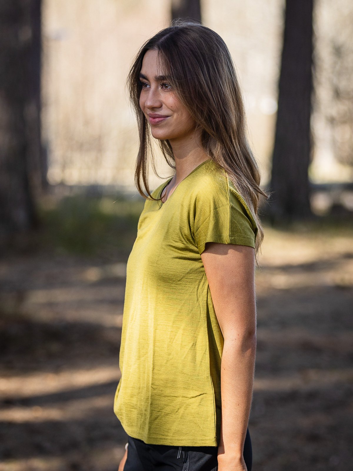 Bergans Urban Wool Tee Olive Green