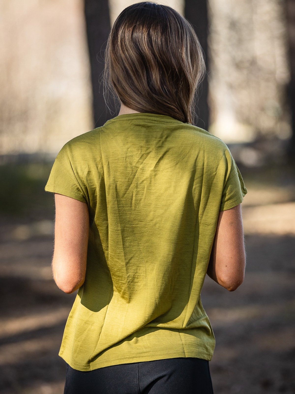 Bergans Urban Wool Tee Olive Green