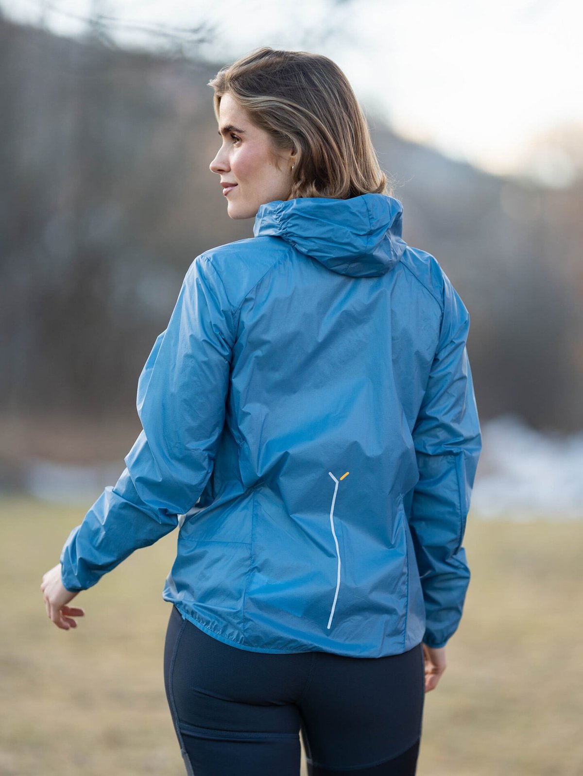 Bergans Y LightLine Pure Windbreaker Jacket Women Elemental Blue