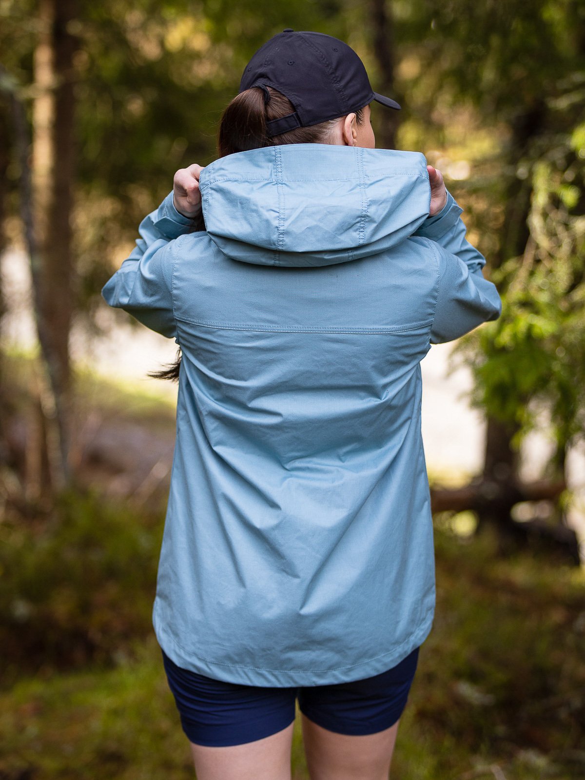 Bergans Nordmarka Leaf Light Wind Jacket Women Smoke Blue