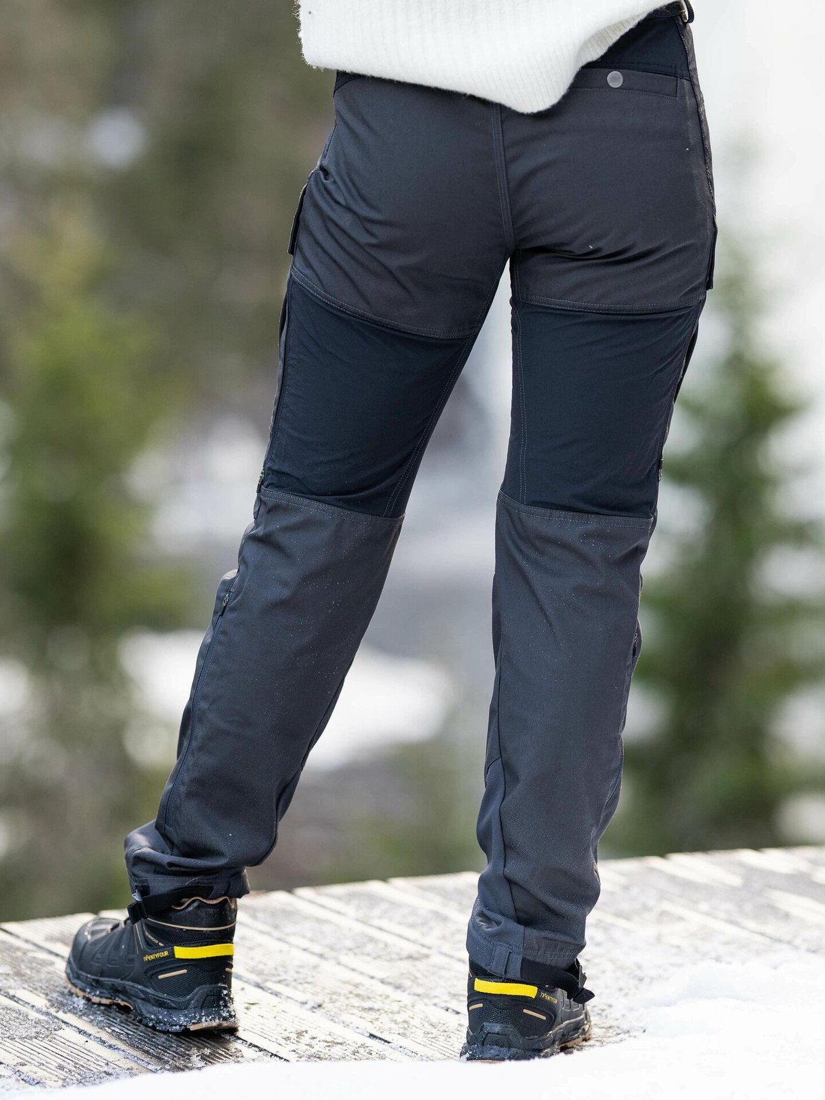 Bergans Nordmarka Favor Outdoor Pants Women Dark Shadow Grey / Black
