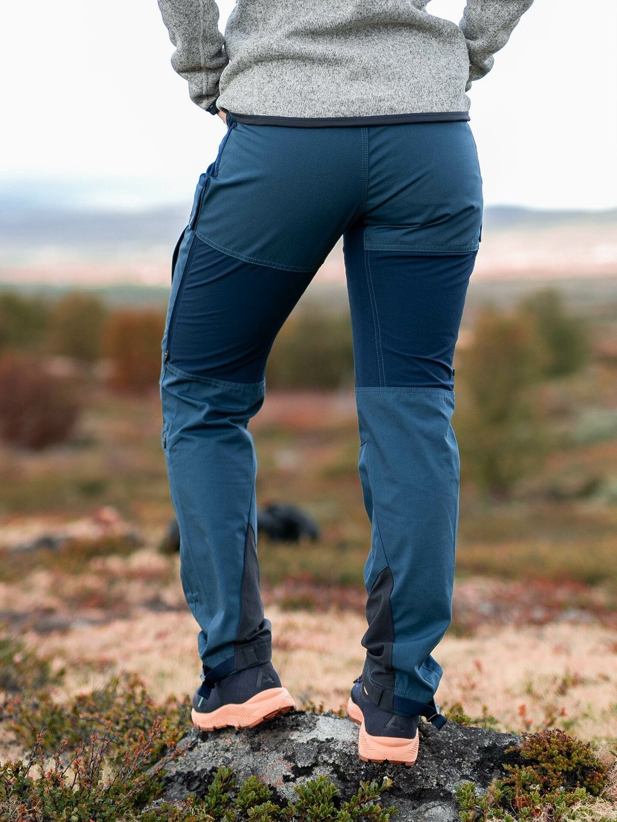 Bergans Nordmarka Favor Outdoor Pants Women Orion Blue / Smoke Blue