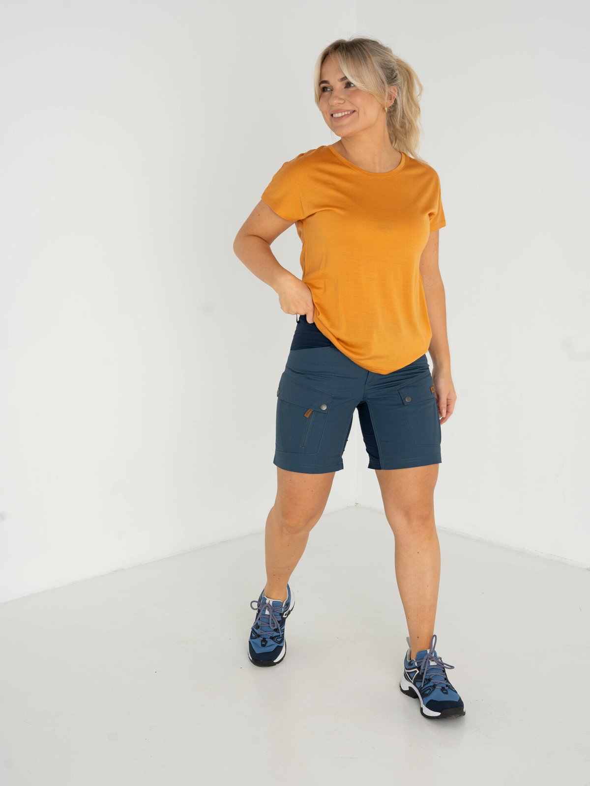 Bergans Nordmarka Favor Outdoor Shorts Women Orion Blue / Smoke Blue