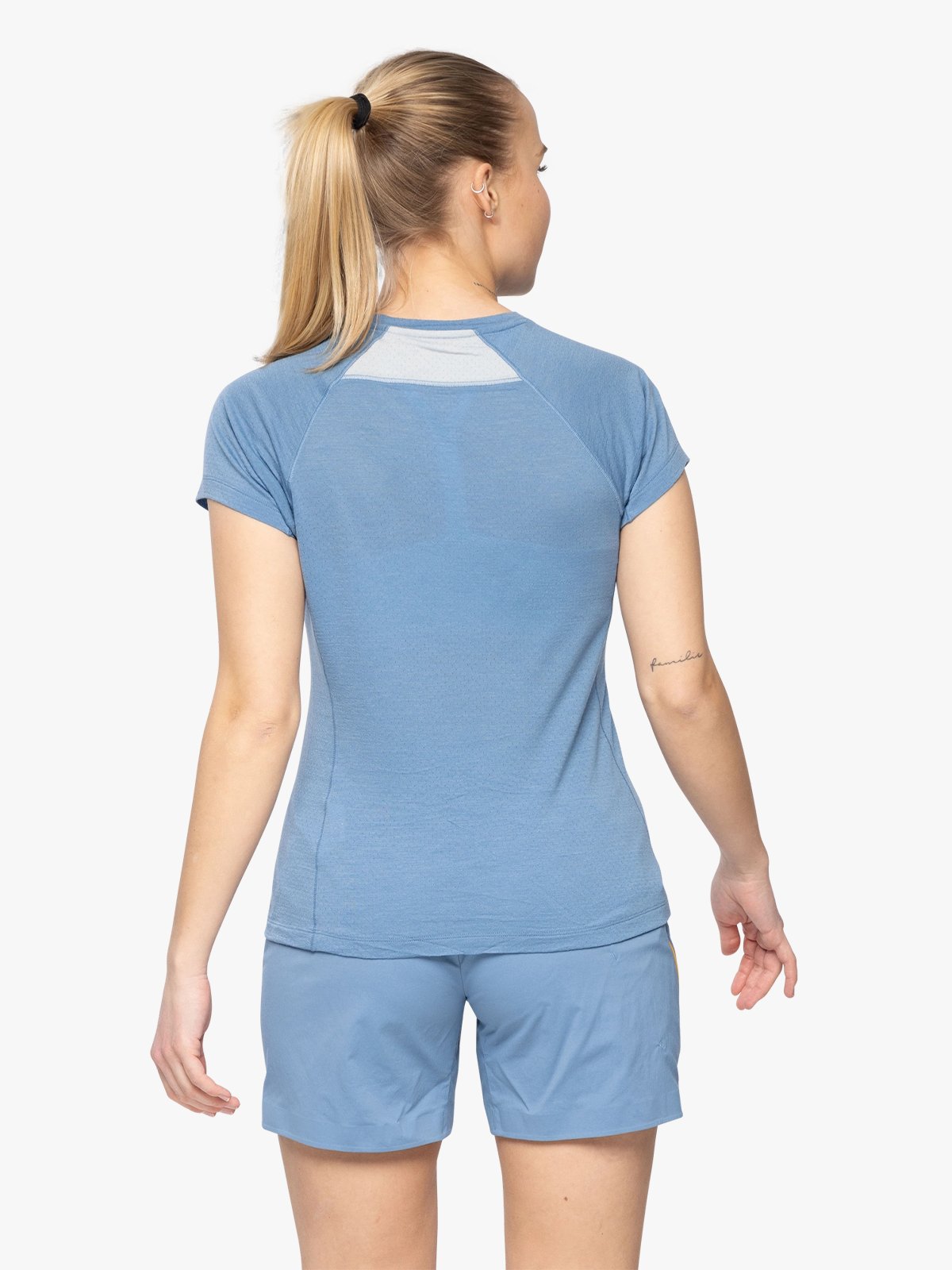 Bergans Y LightLine Merino Tee Women Elemental Blue