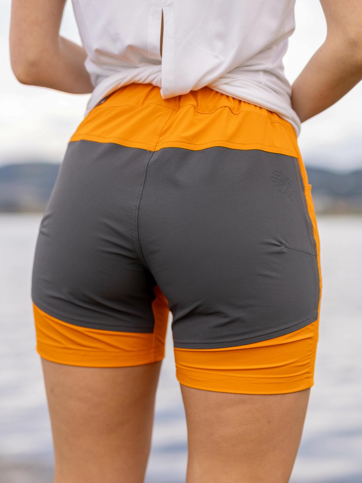 Bergans Cecilie Mountain Softshell Shorts Cloud Berry