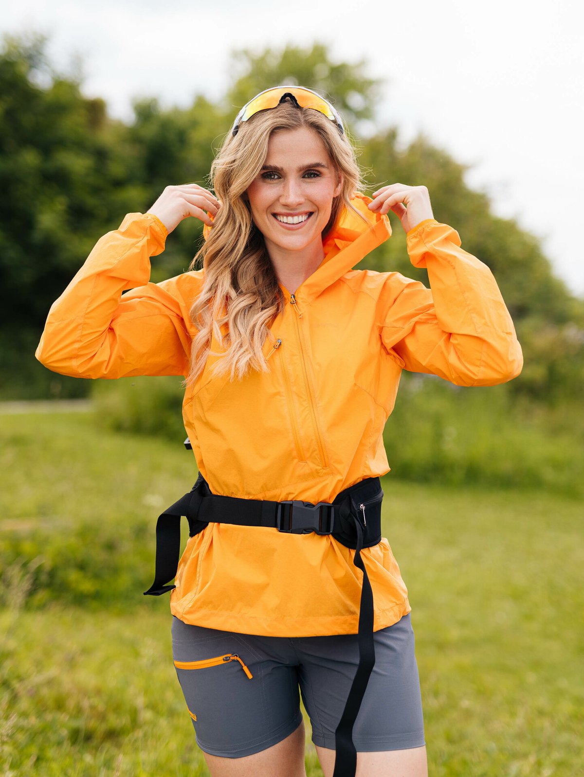 Bergans Cecilie Light Wind Anorak Lush Yellow