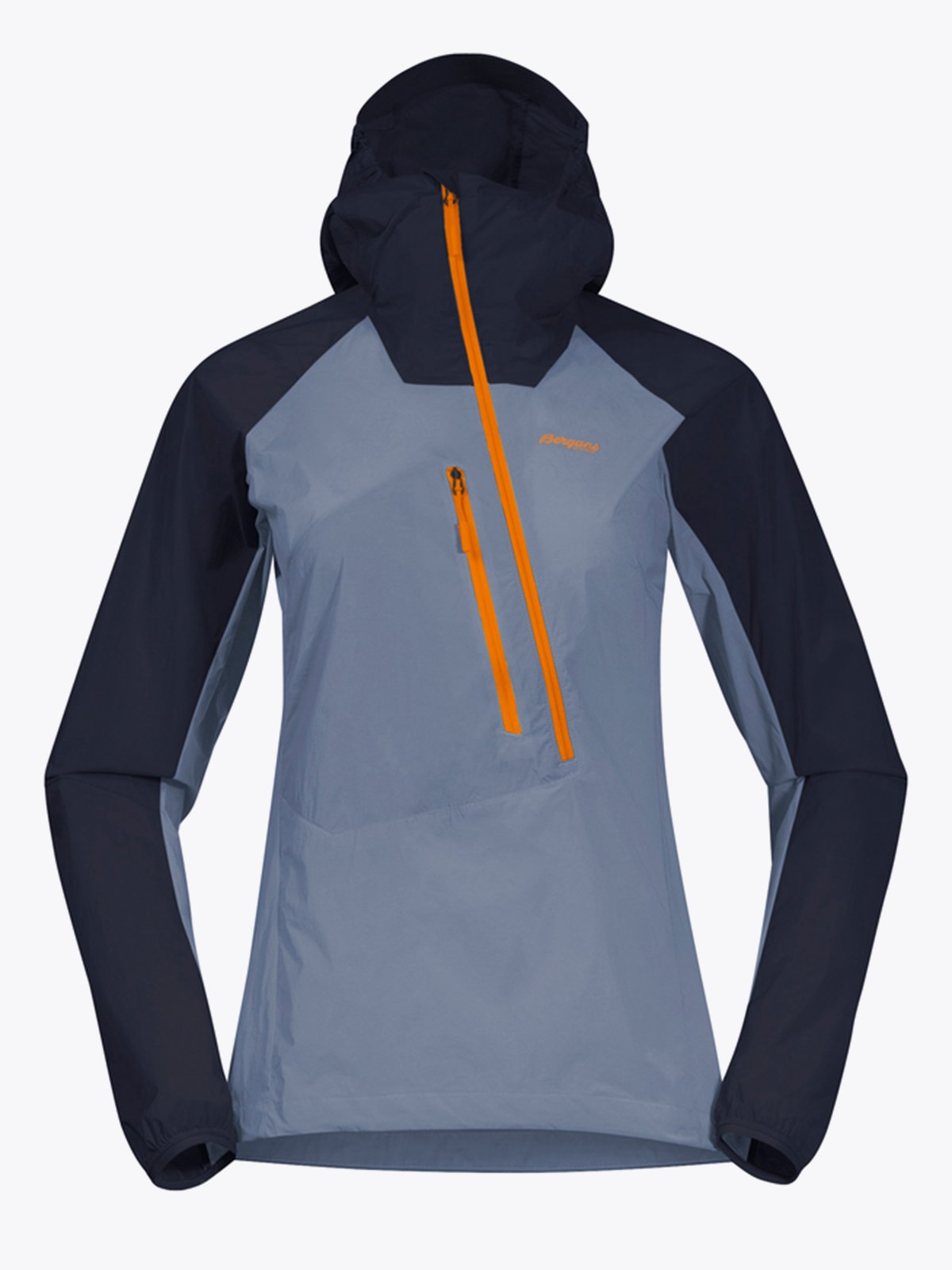 Bergans Cecilie Light Wind Anorak Misty Sky Blue / Orion Blue