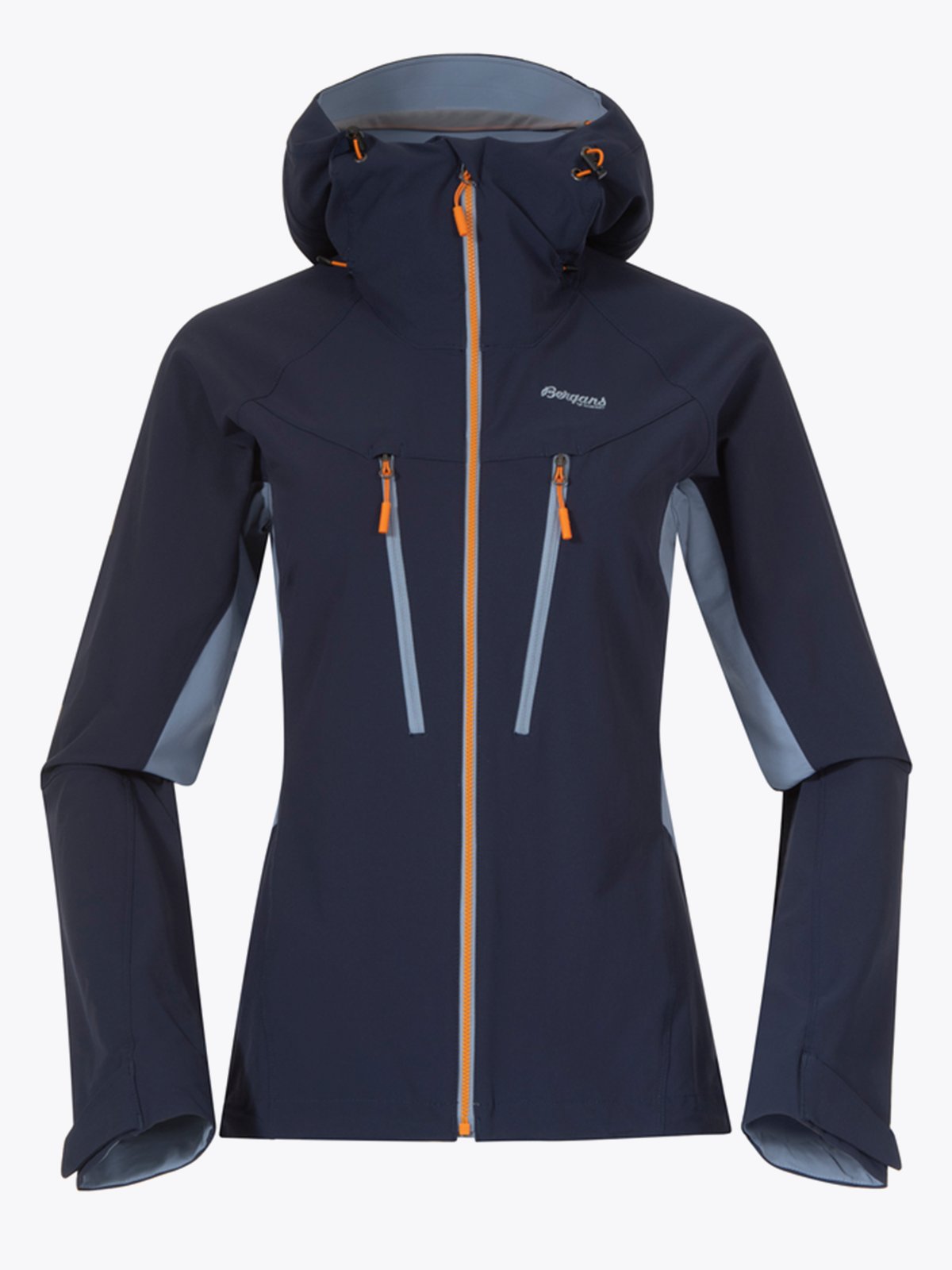 Bergans Cecilie Mountain Softshell Jacket Navy Blue / Misty Sky Blue