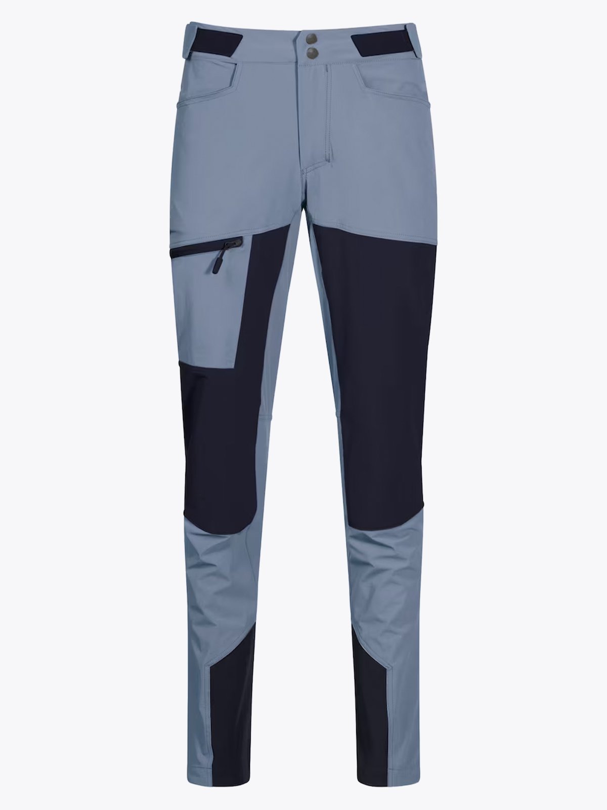 Bergans Cecilie Mountain Softshell Pants Misty Sky Blue / Navy Blue