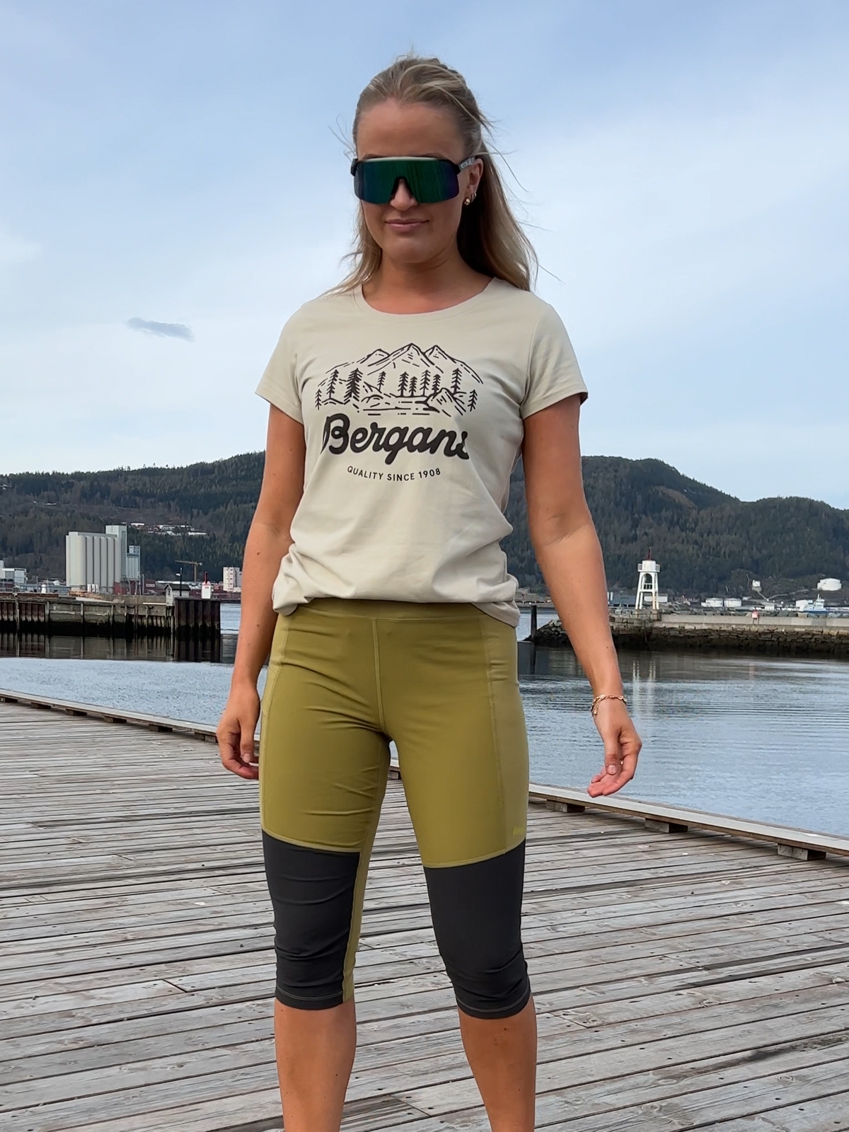 Bergans Classic V2 Tee Chalk Sand