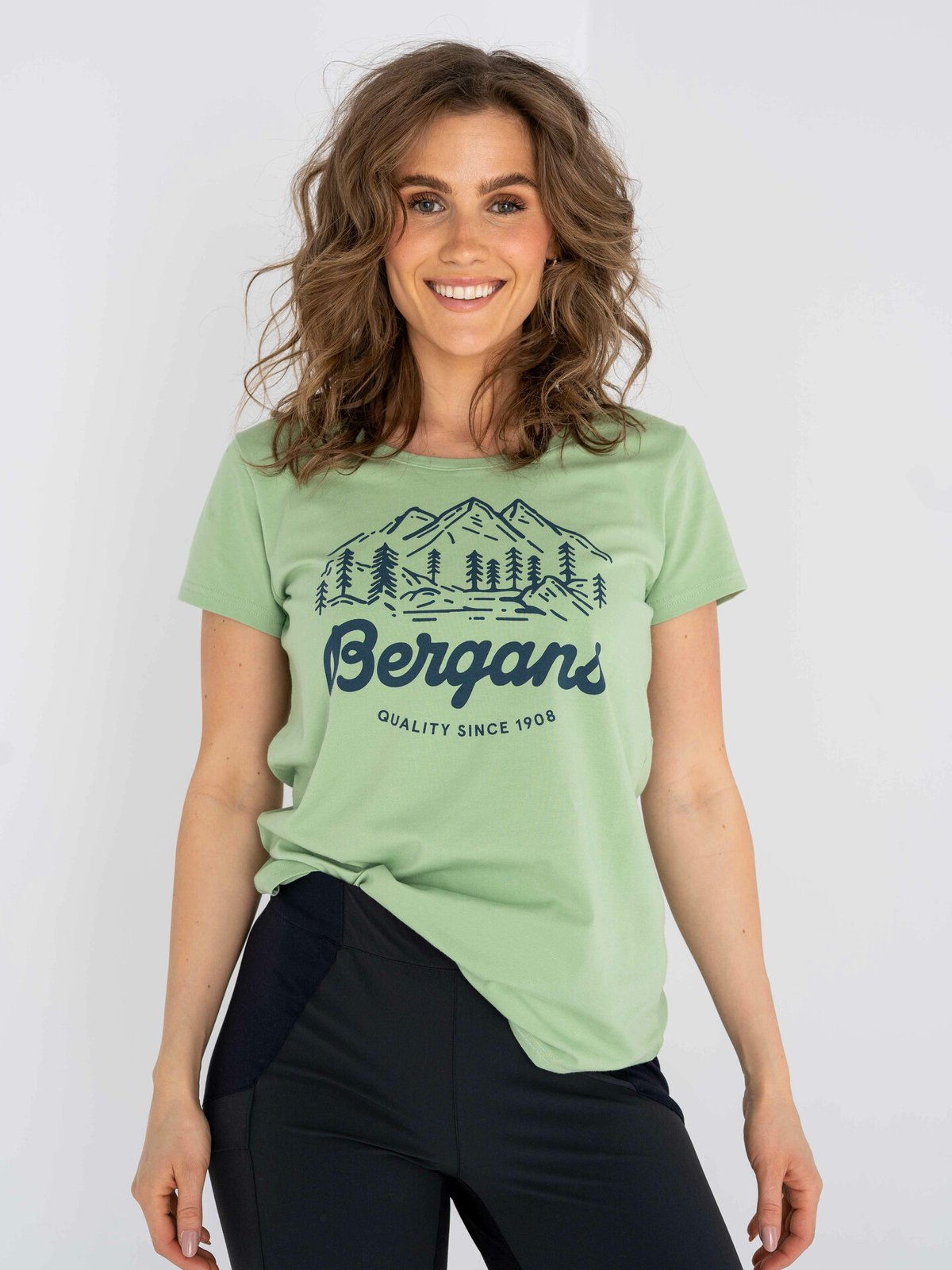 Bergans Classic V2 Tee Jade Green