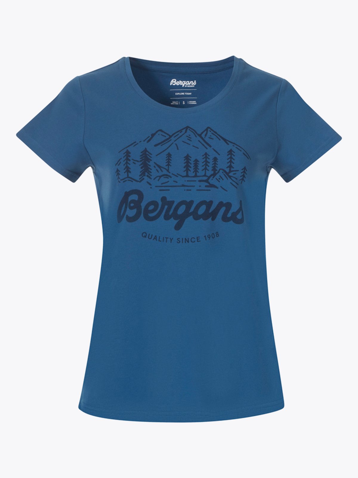Bergans Classic V2 Tee North Sea Blue