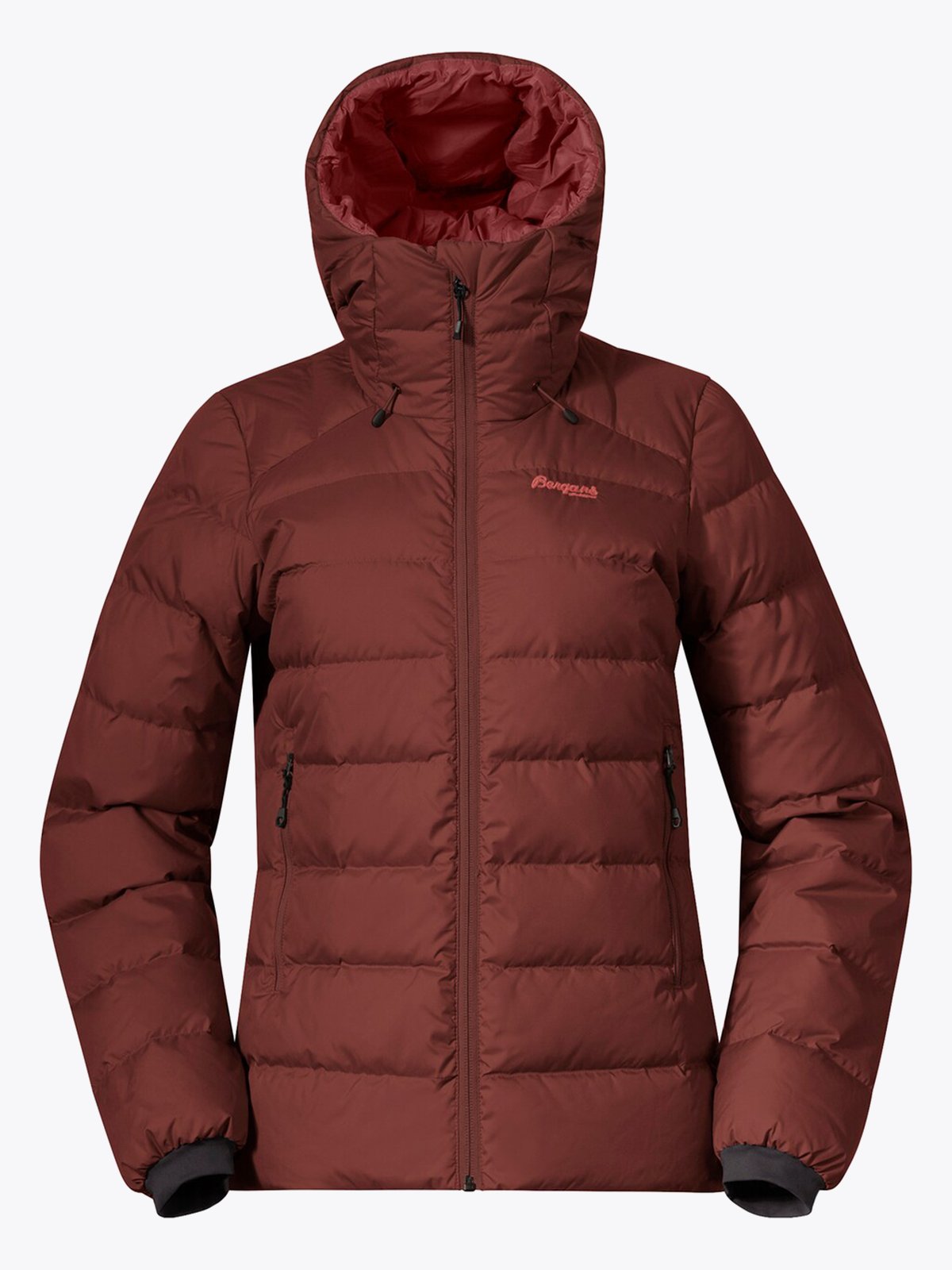 Bergans Lava Medium Down Jacket w/Hood Women Amarone Red
