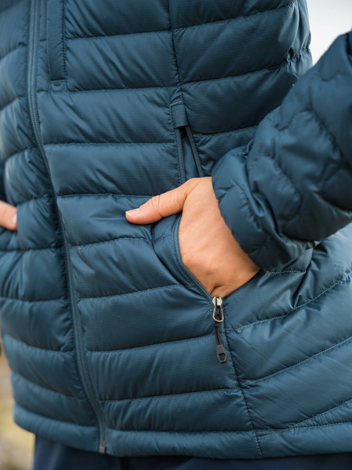 Bergans Lava Medium Down Jacket w/Hood Women Orion Blue