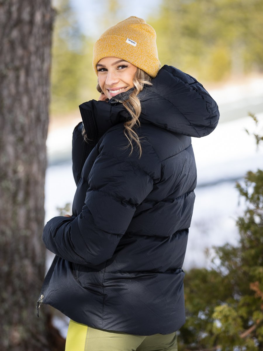 Bergans Lava Warm Down Jacket w/Hood Women Black