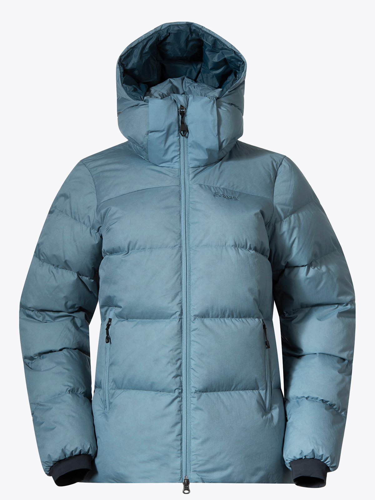 Bergans Lava Warm Down Jacket w/Hood Women Smoke Blue