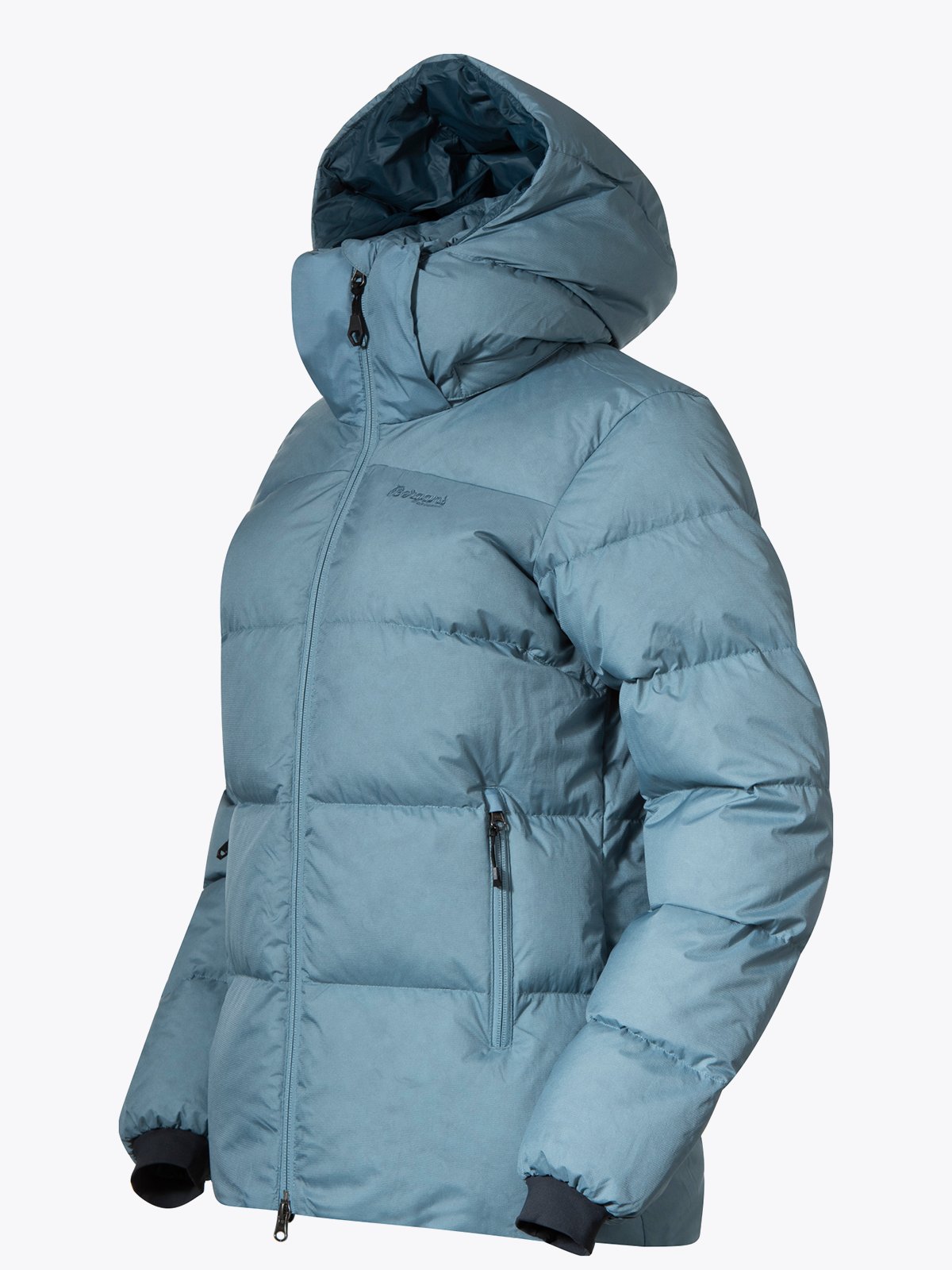 Bergans Lava Warm Down Jacket w/Hood Women Smoke Blue